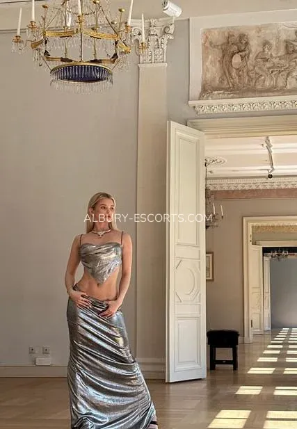Albury escorts Natalie — 1