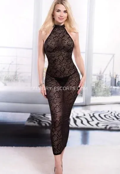 Albury escorts Justina — 6