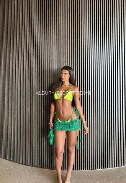 Albury escorts Charlotta — 1